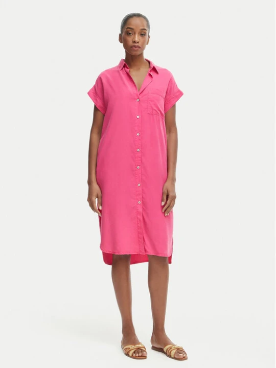 Foto del prodotto Iconique Vestito chemisier Quinn IC26-060 Rosa scuro Relaxed Fit