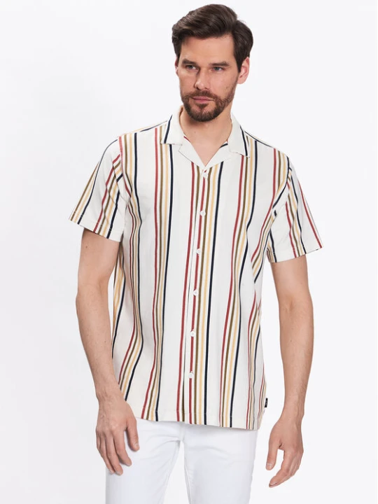 Foto del prodotto INDICODE Camicia Mulle 20-350 Écru Regular Fit Crema