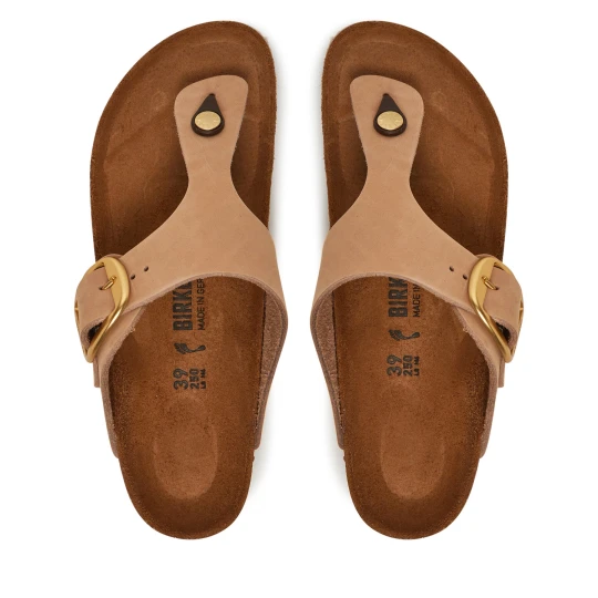 Foto del prodotto Infradito Birkenstock Gizeh Big Buckle LENB 1024007 Beige