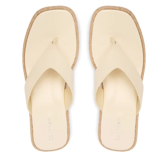 Foto del prodotto Infradito Calvin Klein Block Heel Espa 50 Thong Lth HW0HW02902 Beige