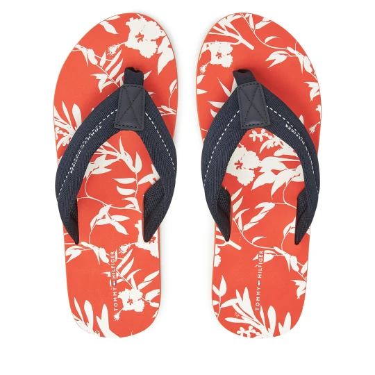 Foto del prodotto Infradito Tommy Hilfiger Hilfiger Flw Print Beach Sandal FM0FM05507 Blu scuro
