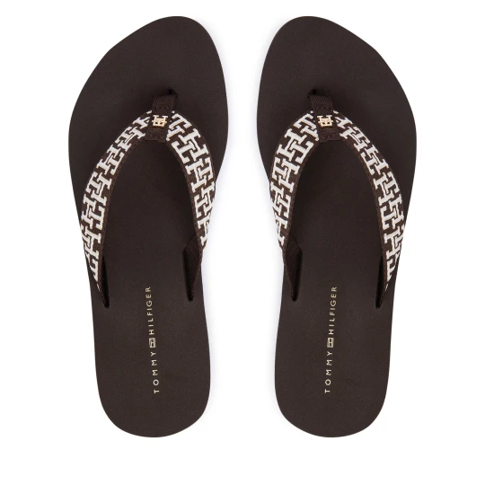 Foto del prodotto Infradito Tommy Hilfiger Mono Wedge Summer Sandal FW0FW09696 Marrone