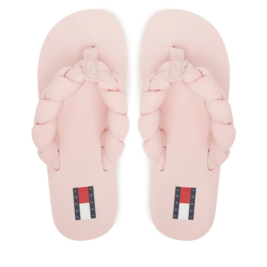 Foto del prodotto Infradito Tommy Jeans Braided Thong Beach Sandal EN0EN02877 Rosa