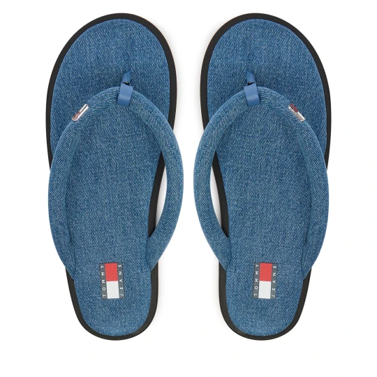 Foto del prodotto Infradito Tommy Jeans Tjw Padded Denim Casual Sandal EN0EN03021 Blu