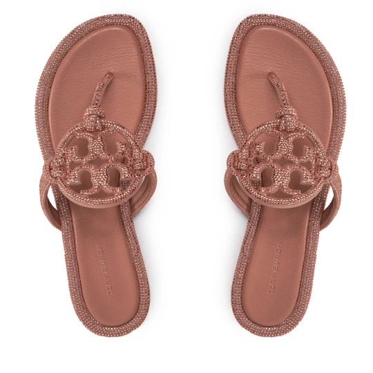 Foto del prodotto Infradito Tory Burch Miller Knotted Pave 152177 Rosa