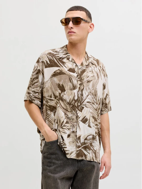 Foto del prodotto Jack & Jones Camicia Jeff 12288854 Marrone Relaxed Fit