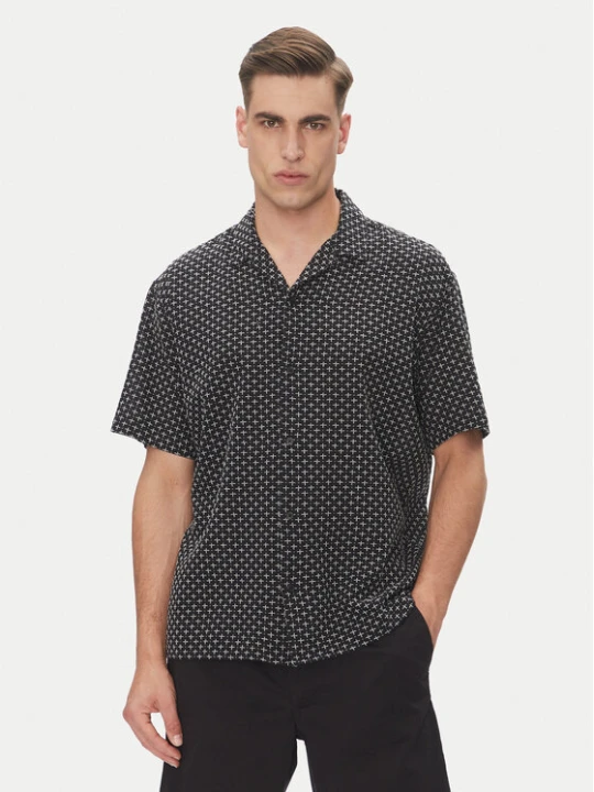 Foto del prodotto Jack & Jones Camicia Luke 12277185 Nero Relaxed Fit