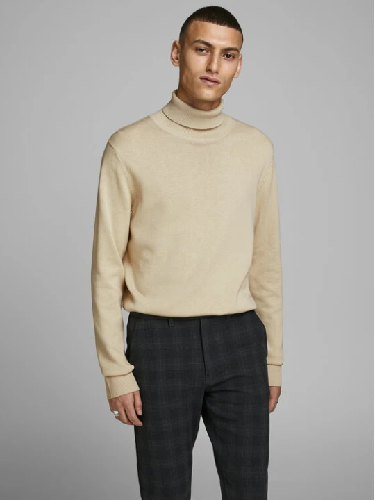 Foto del prodotto Jack & Jones Dolcevita 12157417 Beige Regular Fit