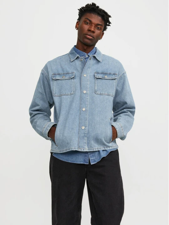 Foto del prodotto Jack & Jones Giacca di jeans Chase 12250086 Blu Loose Fit