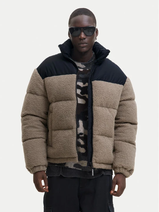 Foto del prodotto Jack & Jones Giubbotto invernale Flare Teddy 12286050 Beige Regular Fit