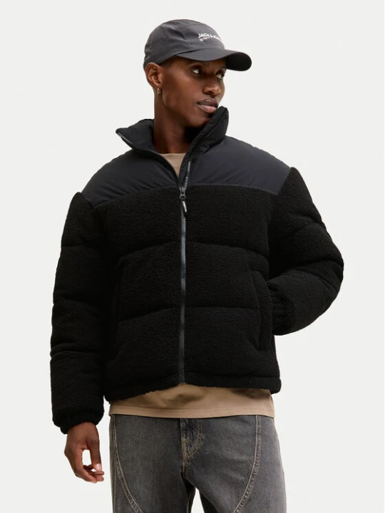 Foto del prodotto Jack & Jones Giubbotto invernale Flare Teddy 12286050 Nero Regular Fit