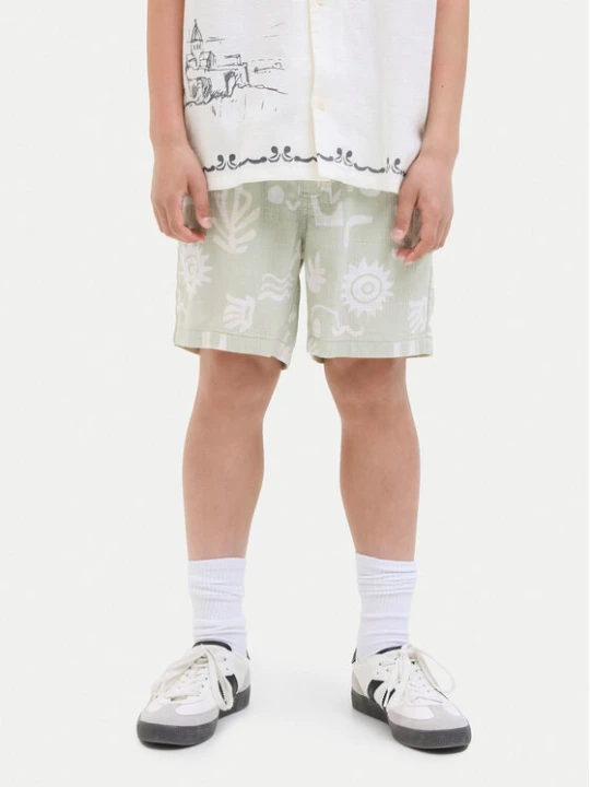 Foto del prodotto Jack & Jones Junior Pantaloncini di tessuto 12277599 Verde Relaxed Fit