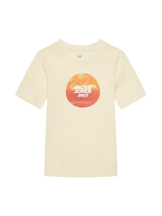 Foto del prodotto Jack & Jones Junior T-shirt Varenna 12278349 Écru Regular Fit Crema