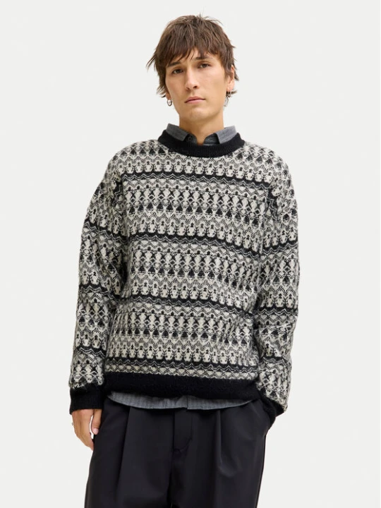 Foto del prodotto Jack & Jones Maglione Blumax 12286244 Nero Relaxed Fit
