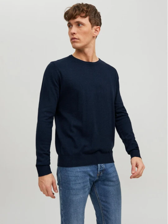 Foto del prodotto Jack & Jones Maglione Emil 12208364 Blu scuro Regular Fit