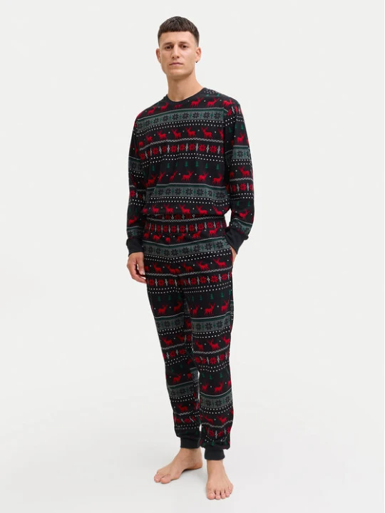 Foto del prodotto Jack & Jones Pigiama Tristan 12285375 Nero Loose Fit