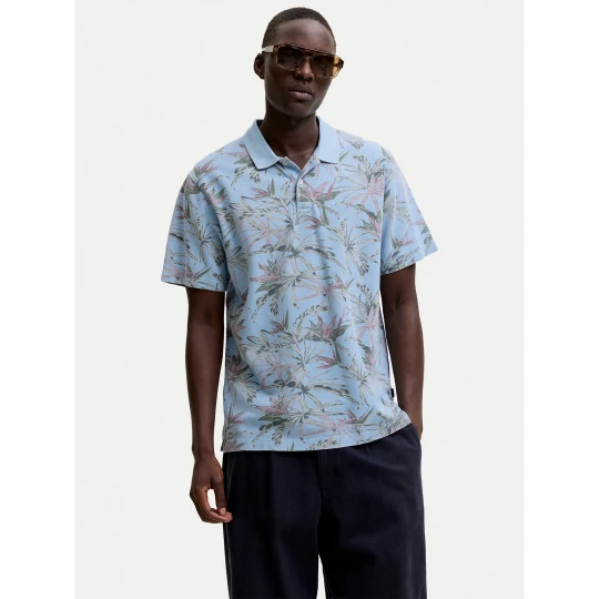 Foto del prodotto Jack & Jones Polo Blu Hawaii 12295860 Azzurro chiaro Relaxed Fit