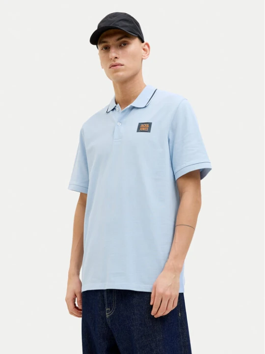 Foto del prodotto Jack & Jones Polo Hudson 12269238 Azzurro chiaro Regular Fit