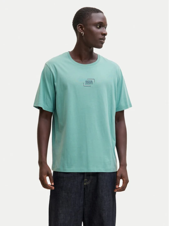 Foto del prodotto Jack & Jones T-shirt Corp Graphic 12268415 Turchese Regular Fit