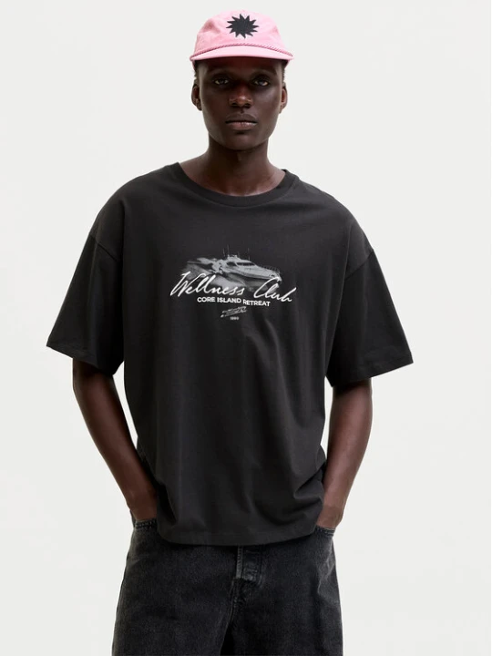 Foto del prodotto Jack & Jones T-shirt Eterna 12295526 Nero Loose Fit