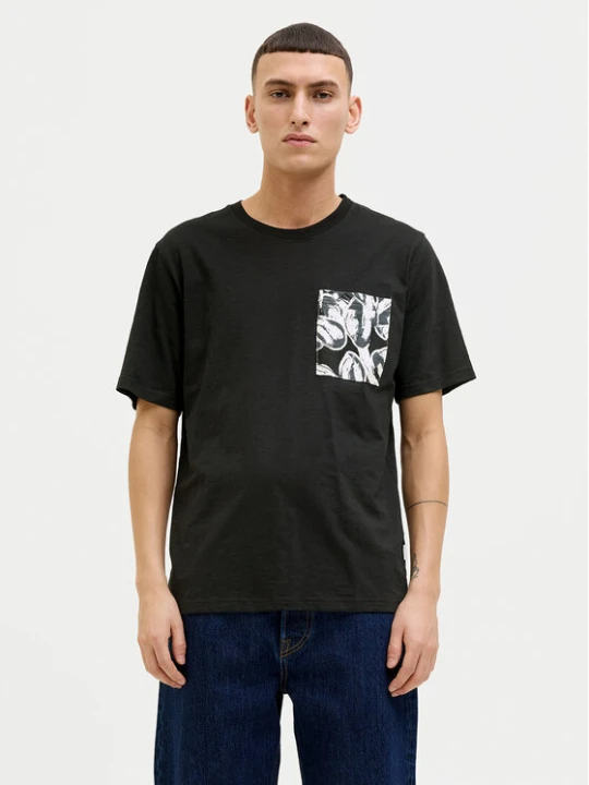 Foto del prodotto Jack & Jones T-shirt Split 12272995 Nero Regular Fit