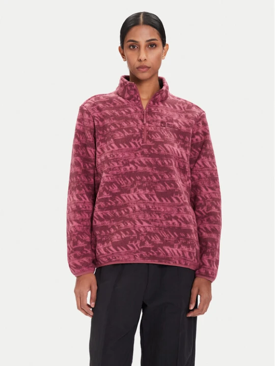 Foto del prodotto Jack Wolfskin Felpa di pile Big Sky A65449 Bordeaux Relaxed Fit