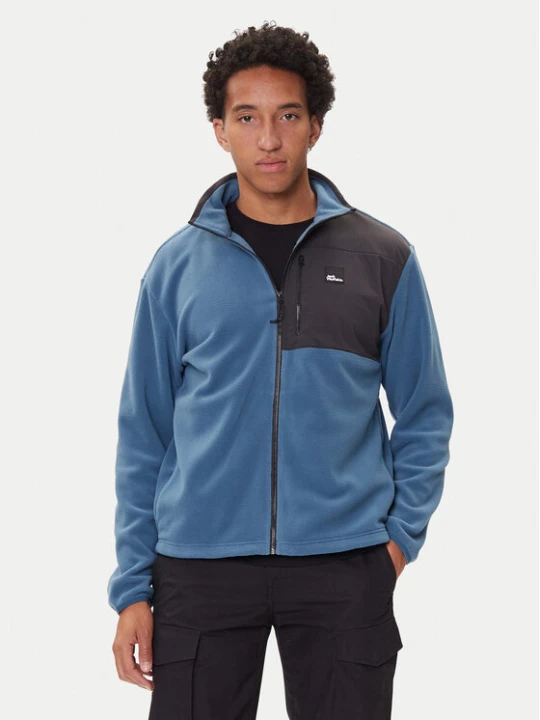 Foto del prodotto Jack Wolfskin Felpa di pile Sumetro Fz A64108 Blu Relaxed Fit