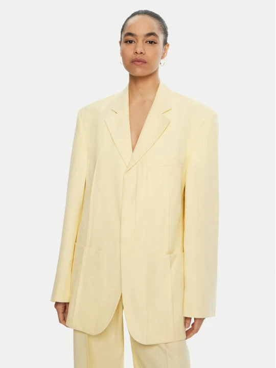 Foto del prodotto JACQUEMUS Giacca da abito 22E213JA101 Giallo Regular Fit