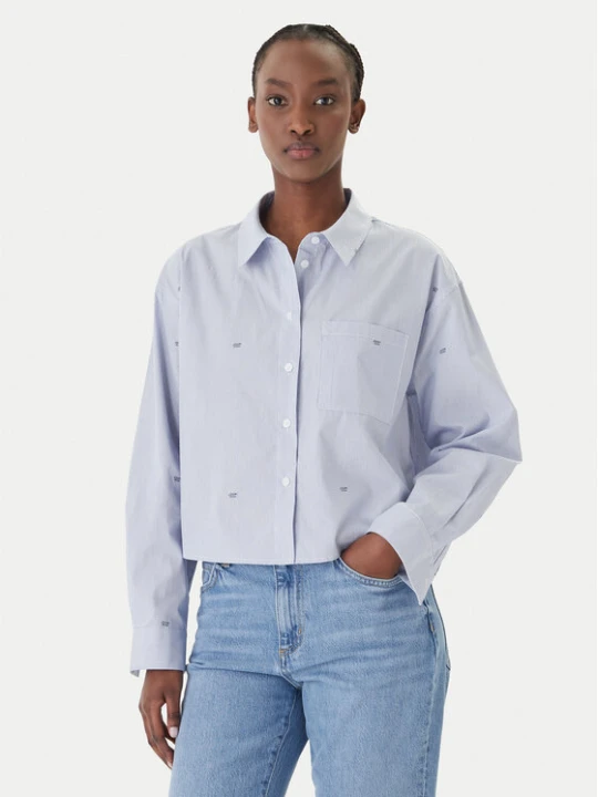 Foto del prodotto JOOP! Jeans Camicia Basima 10019224 30101901 Blu Oversize