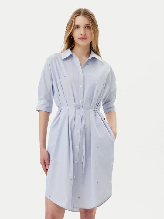 Foto del prodotto JOOP! Jeans Vestito chemisier Dua 30046173 Celeste Relaxed Fit Azzurro chiaro