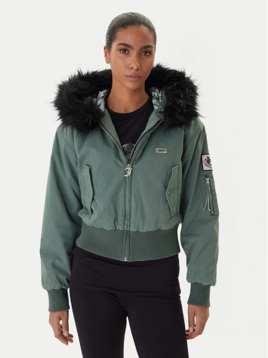Foto del prodotto Juicy Couture Bomber JCOIJ225553 Verde Regular Fit