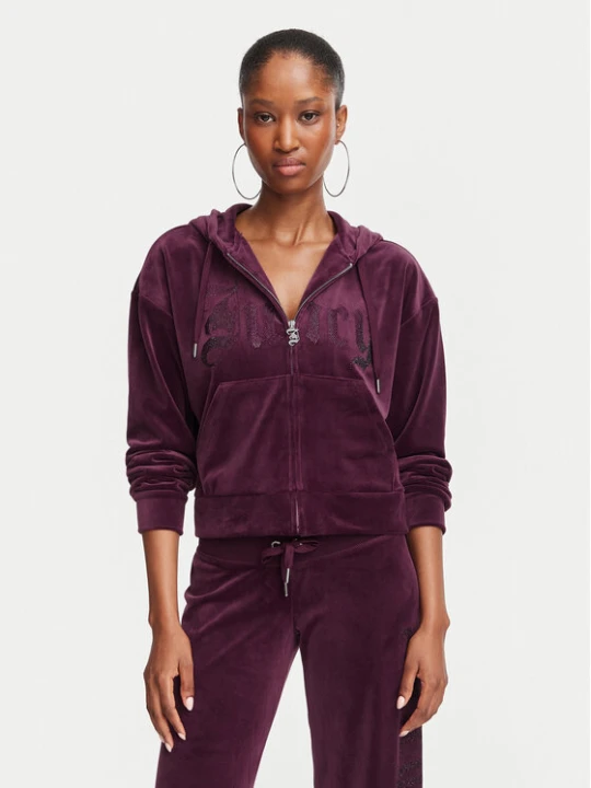 Foto del prodotto Juicy Couture Felpa Old Gothic JCWAS226333 Bordeaux Slim Fit