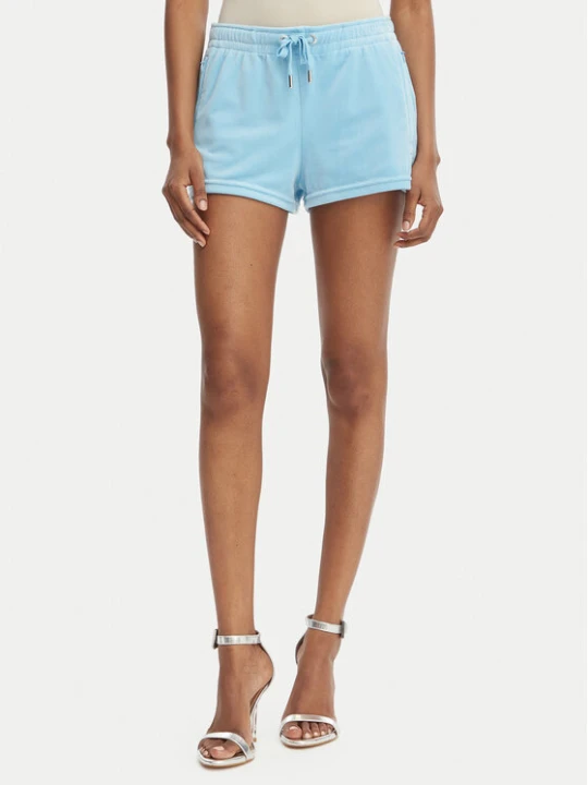 Foto del prodotto Juicy Couture Pantaloncini sportivi Tamia JCWHS126305 Celeste Regular Fit