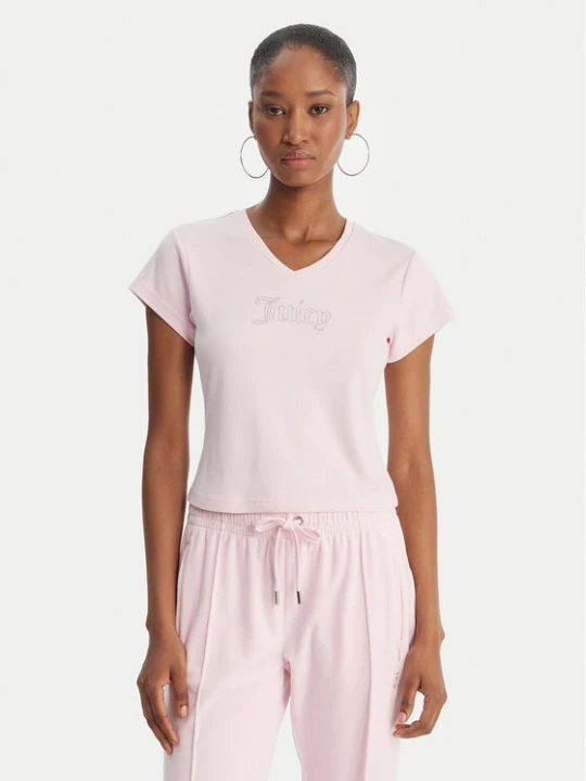 Foto del prodotto Juicy Couture T-shirt Capped JCWCT126318 Rosa Slim Fit