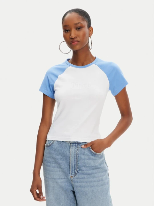 Foto del prodotto Juicy Couture T-shirt Contrast JCWCT125307 Bianco Slim Fit