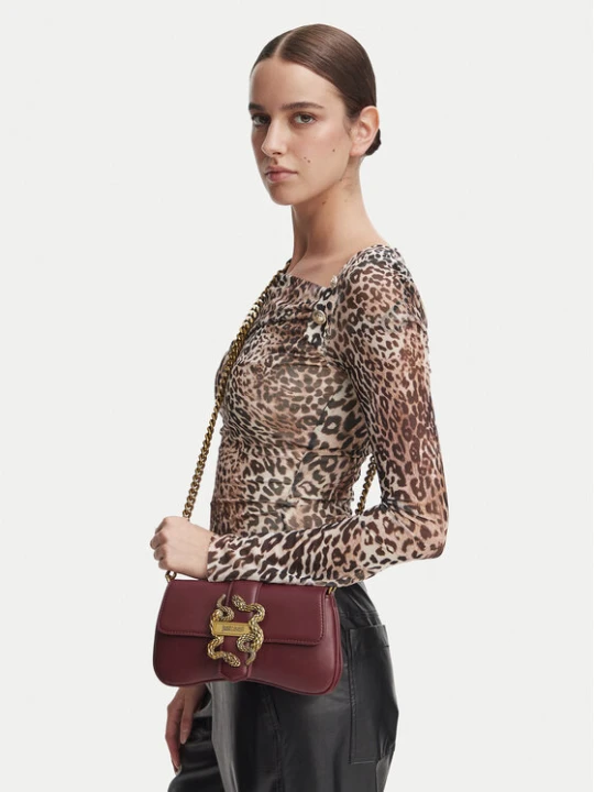 Foto del prodotto Just Cavalli Borsetta Iconic Snakes 81RA4BA7 ZSA89 Rosso scuro