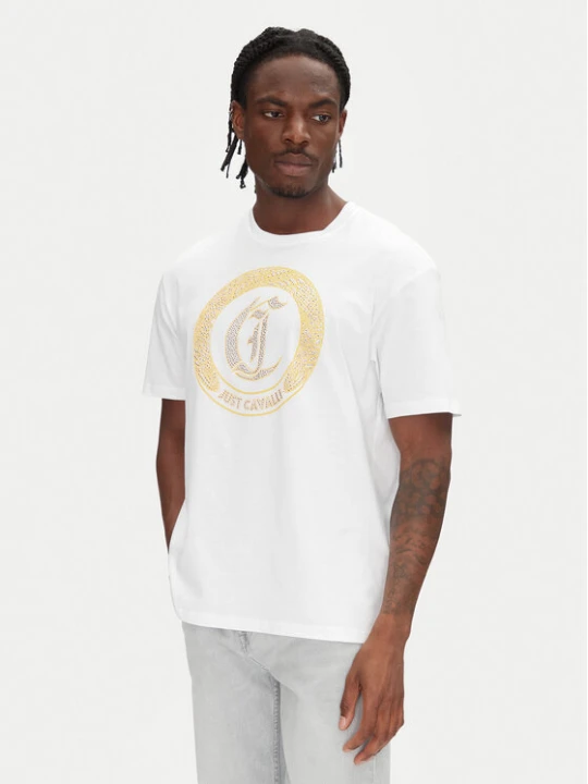 Foto del prodotto Just Cavalli T-shirt 78OAHE22 Bianco Regular Fit