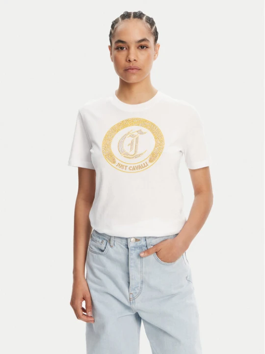 Foto del prodotto Just Cavalli T-shirt 78PAHE13 Bianco Regular Fit