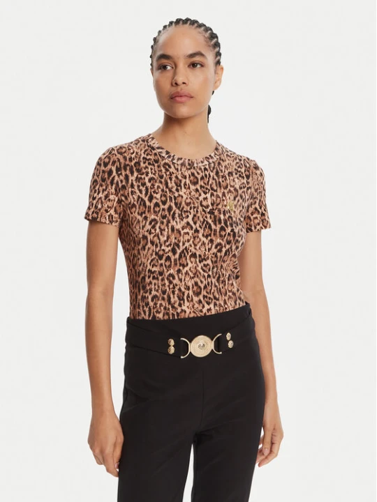 Foto del prodotto Just Cavalli T-shirt 79PAHE07 CJ112 Marrone Slim Fit