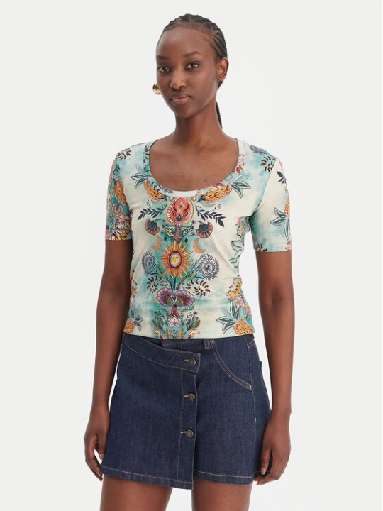 Foto del prodotto Just Cavalli T-shirt 80PAHE02 CJ112 Multicolore Slim Fit