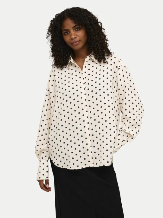 Foto del prodotto Kaffe Camicia Oscarna 10509081 Beige Regular Fit