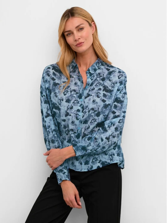 Foto del prodotto Kaffe Camicia Sus 10508170 Blu Regular Fit