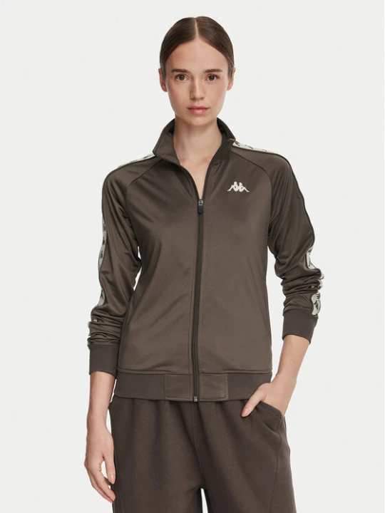 Foto del prodotto Kappa Felpa 222 Banda Wanniston Slim 301PSC0 Marrone Regular Fit