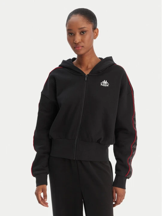 Foto del prodotto Kappa Felpa Banda Clarise 32261BW Nero Regular Fit