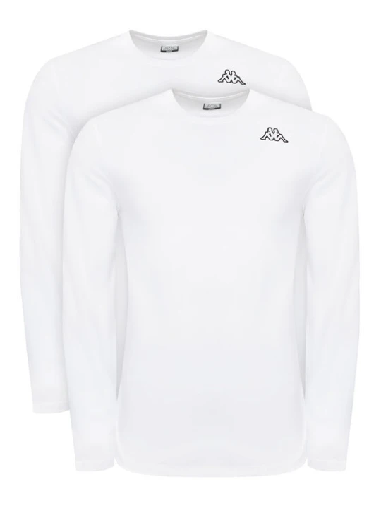 Foto del prodotto Kappa Set di maglie a maniche lunghe Logo Saro 37216LW Bianco Regular Fit