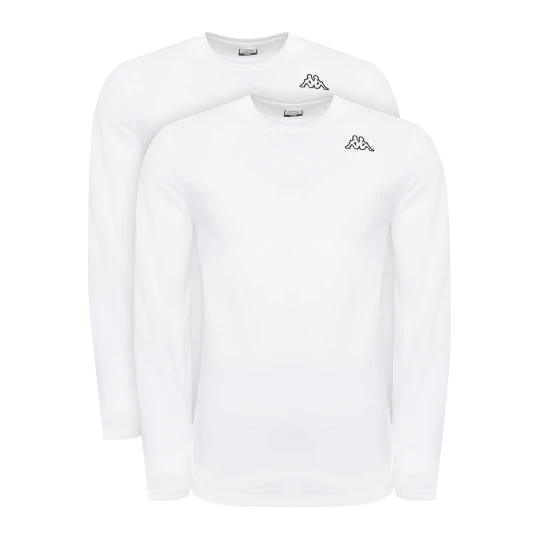Foto del prodotto Kappa Set di maglie a maniche lunghe Logo Saro 37216LW Bianco Regular Fit