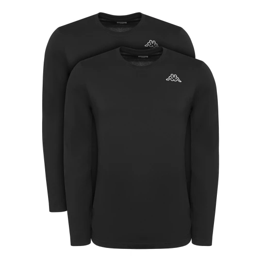 Foto del prodotto Kappa Set di maglie a maniche lunghe Logo Saro 37216LW Nero Regular Fit