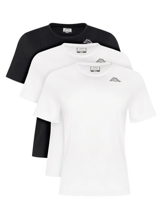 Foto del prodotto Kappa Set di t-shirt Logo Sylvie 38277LW Nero Regular Fit