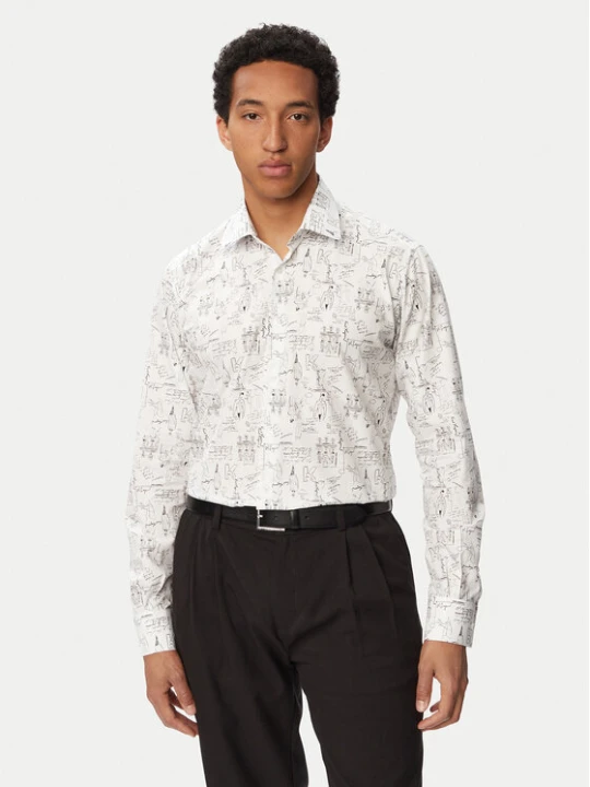 Foto del prodotto KARL LAGERFELD Camicia 605000 563613 Bianco Regular Fit