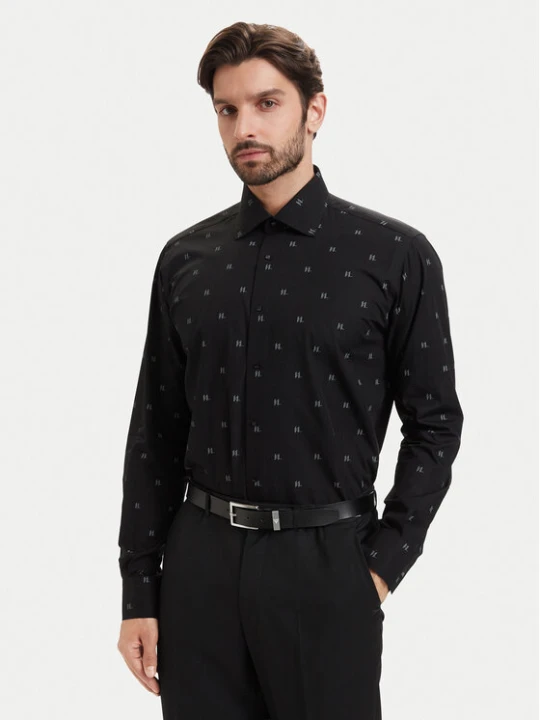 Foto del prodotto KARL LAGERFELD Camicia 605000 563622 Nero Regular Fit